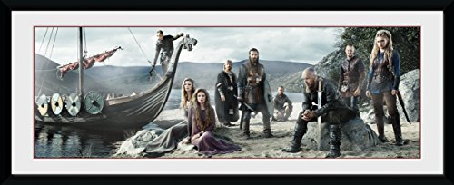 Vikings Beach 30 x 75 mit Rahmen