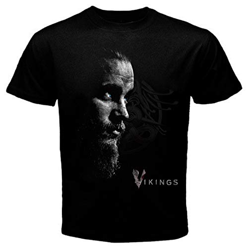 Vikings Ragnar Lothbrok T-Shirt schwarz