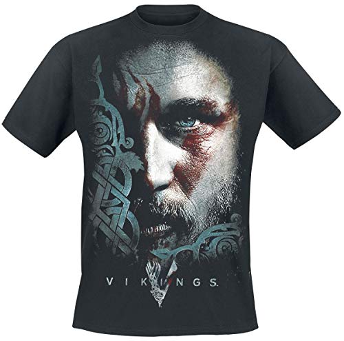 Vikings Ragnar T-Shirt schwarz