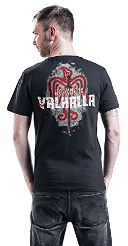 Vikings Welcome to Valhalla T-Shirt schwarz S - 7