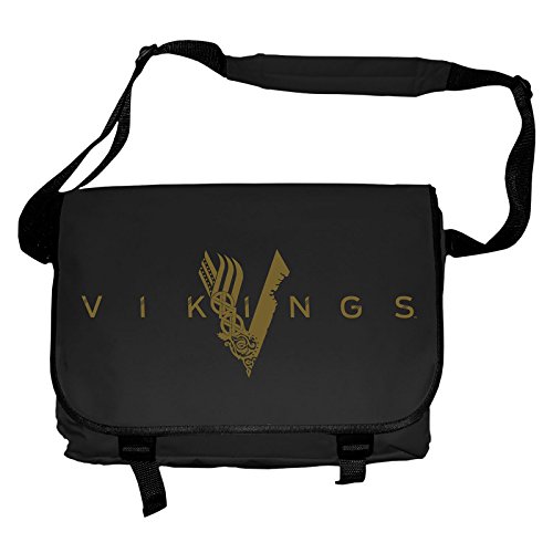 Elbenwald Vikings Tasche mit Serien Logo schwarz