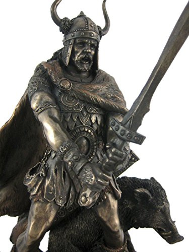 Freyr Statue Kalt Gegossen Nordischen Mythologie - ScioDoo