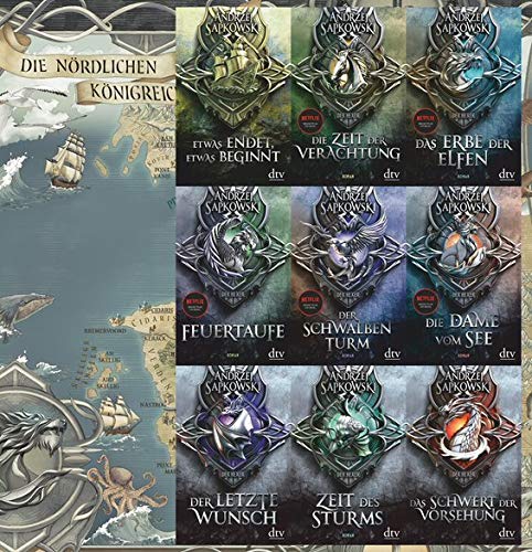 Die Hexer-Saga komplett 1-9 plus exklusive Landkarte - ScioDoo Die Hexer-Saga komplett 1-9 plus exklusive Landkarte - ScioDoo