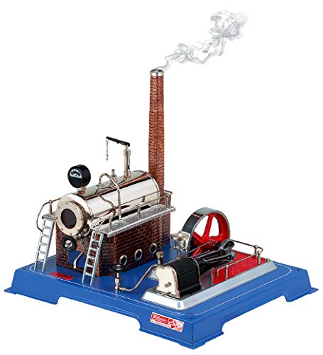 Wilesco 20 - Dampfmaschine D20 500 ml Kesselinhalt, inkl. Sicherheits-Ventil, Manometer und Dom-Pfeife.