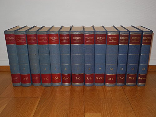 Historisches Wörterbuch der Philosophie Gesamtwerk Bd. 1-13: Historisches Wörterbuch der Philosophie