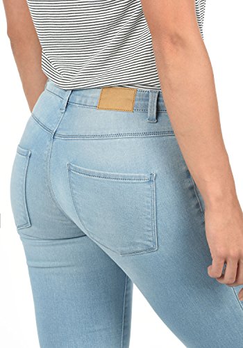 ONLY Feli Damen Jeans Denim Hose Röhrenjeans Aus Stretch-Material Skinny Fit, Farbe:Light Blue Denim, Größe:XS/ L34 - 