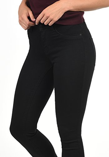 ONLY Feli Damen Jeans Denim Hose Röhrenjeans Aus Stretch-Material Skinny Fit, Farbe:Black, Größe:XS/ L34 - 
