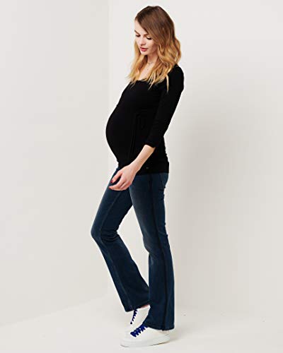 ESPRIT Maternity Damen Umstands Jeans Pants Denim OTB Bootcut (34 (Herstellergröße: 34), Medium Wash (960)) - 