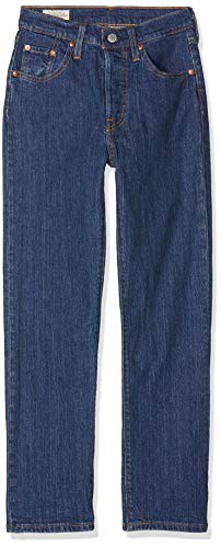 Levi's Damen 501 Crop Straight Jeans Blau Shot In The Dark