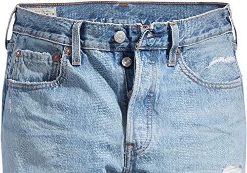 Levi's Levis 36200 501 Crop Jeans Damen Denim Light Blue 24 - 