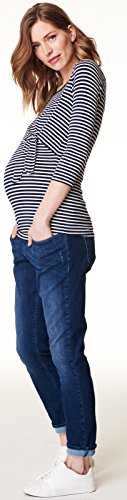 ESPRIT Maternity Damen Umstandsjeans Relaxed Jeans Baggy-Fit-Umstandsjeans Boyfriend (W26/L32 (Herstellergröße: 34/32), Medium Wash) - 