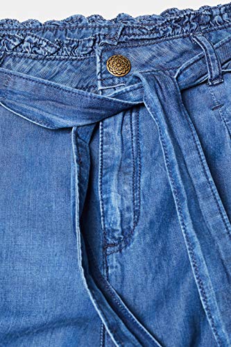 edc by ESPRIT Damen 049CC1B007 Flared Jeans, Blau (Blue Medium Wash 902), W25 (Herstellergröße: 25/28) - 