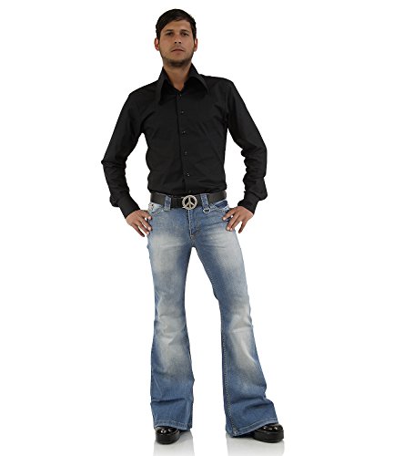 Comycom Jeans mit Schlag verwaschen Star Blue 72 27/32 - 