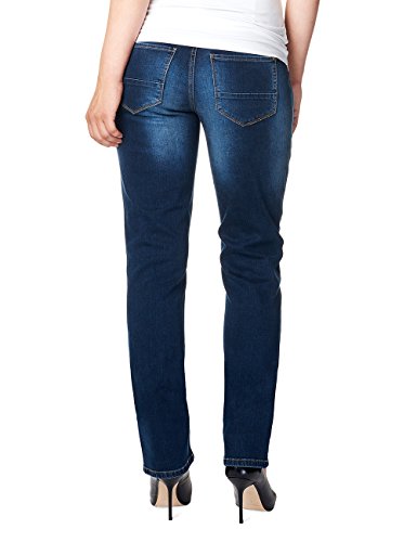 Noppies Damen Jeans OTB Comfort MENA Umstandsjeans, Blau (Dark Stone Wash C296), 40 (Herstellergröße: 31) - 