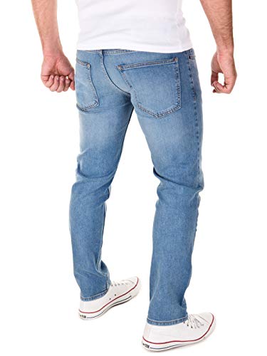 Yazubi Herren Jeans Akon Slim - Jeans Hosen für Männer - hellblaue Vintage Denim Stretch Hose Jeanshose Regular, Blau (Flint Stone 183916), W29/L30 - 