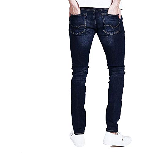 JACK & JONES Jeans Liam Uomo Medium Blue Denim Skinny Fit 12110056 - 