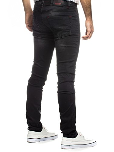 LEIF NELSON Herren Hose Jeans Stretch Basic Jeanshose Freizeithose Denim Slim Fit Chinos Cargo Jogger Jeans Skinny - 