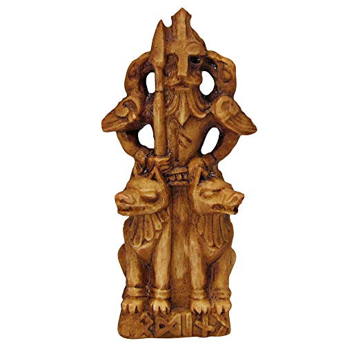 Dryad Design Die All-Father nordischen Gott Odin Figur - Holz-Finish