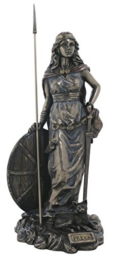 Freya nordische Göttin der Liebe Odin Figur