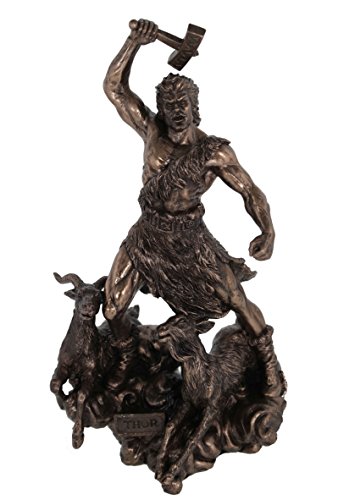 Thor Gott des Donners Odins Sohn bronziert Figur