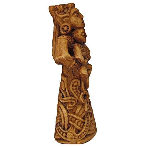 Dryad Design Nordische Göttin der Herzen Frigga Figur - Holz-Finish - 