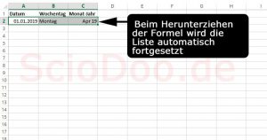 excel benutzerdefinierte listen beispiele