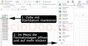 excel datum nur jahr formatieren