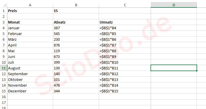 39++ Excel bild in zelle fixieren , So kannst du eine Excel Zelle in einer Formel fixieren ScioDoo