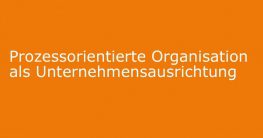 prozessorientierte organisation prozessmanagement