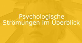 psychologische strömungen überblick