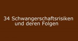 schwangerschaftsrisiken