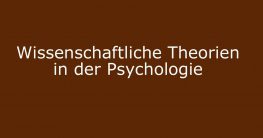 wissenschaftliche theorien psychologie merkmale anforderungen