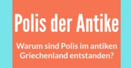 polis antike griechenland warum sind poleis entanden