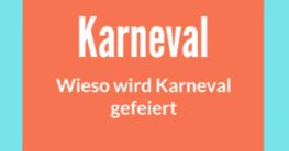 wieso wird karneval gefeiert