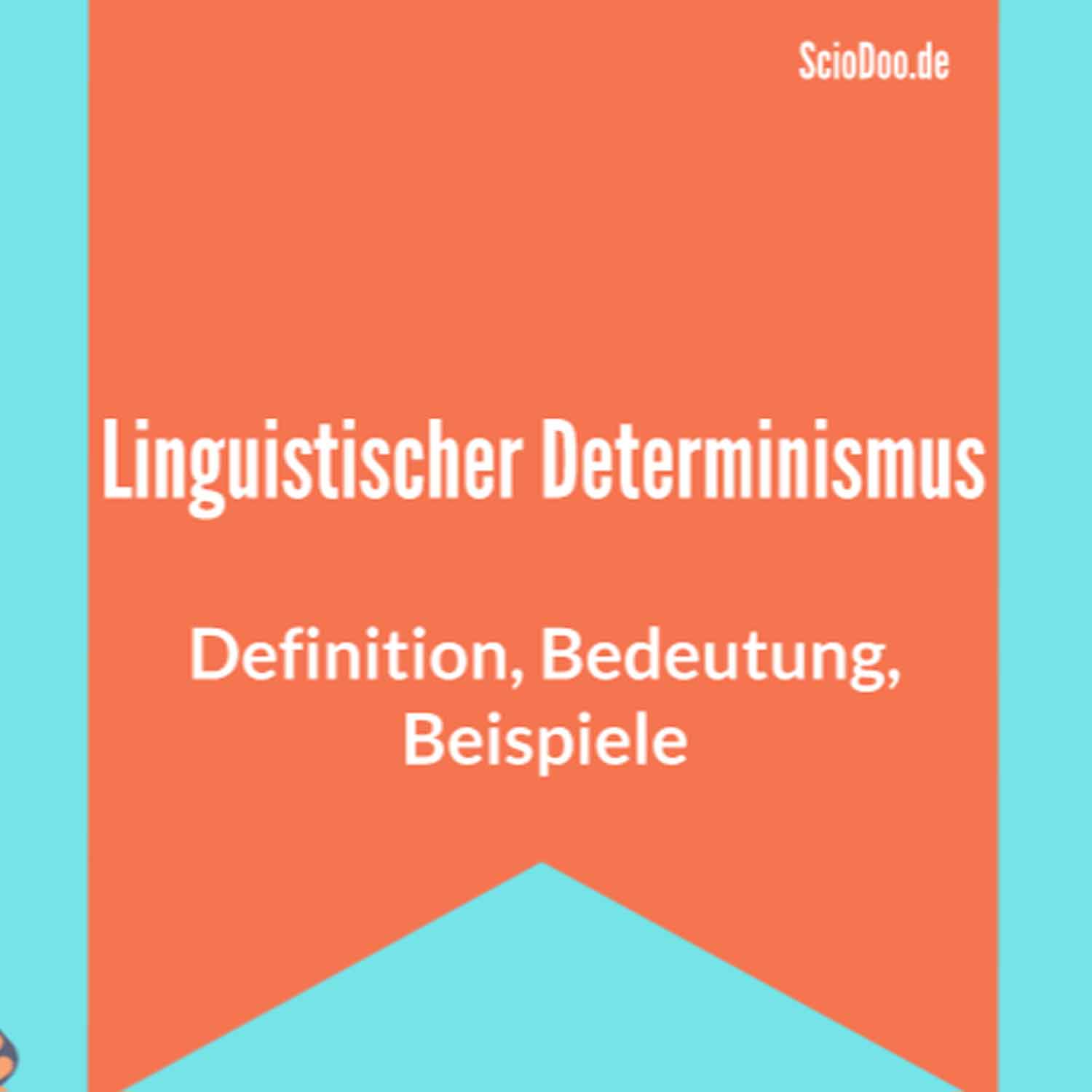 Linguistischer Determinismus Definition Bedeutung Und Beispiele Sciodoo