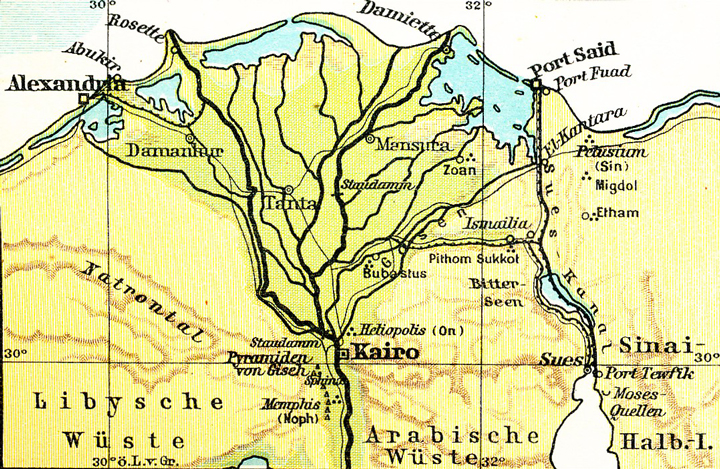 nildelta-karte-um-1930
