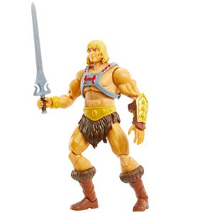 He-Man seitlich in Masters of the Universe Revelation