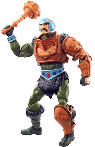 Man-At-Arms mit Waffe in Masters of the Universe Revelation