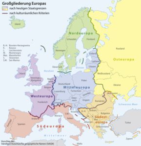 was gehört zu mitteleuropa staaten grenzen länder gebiete