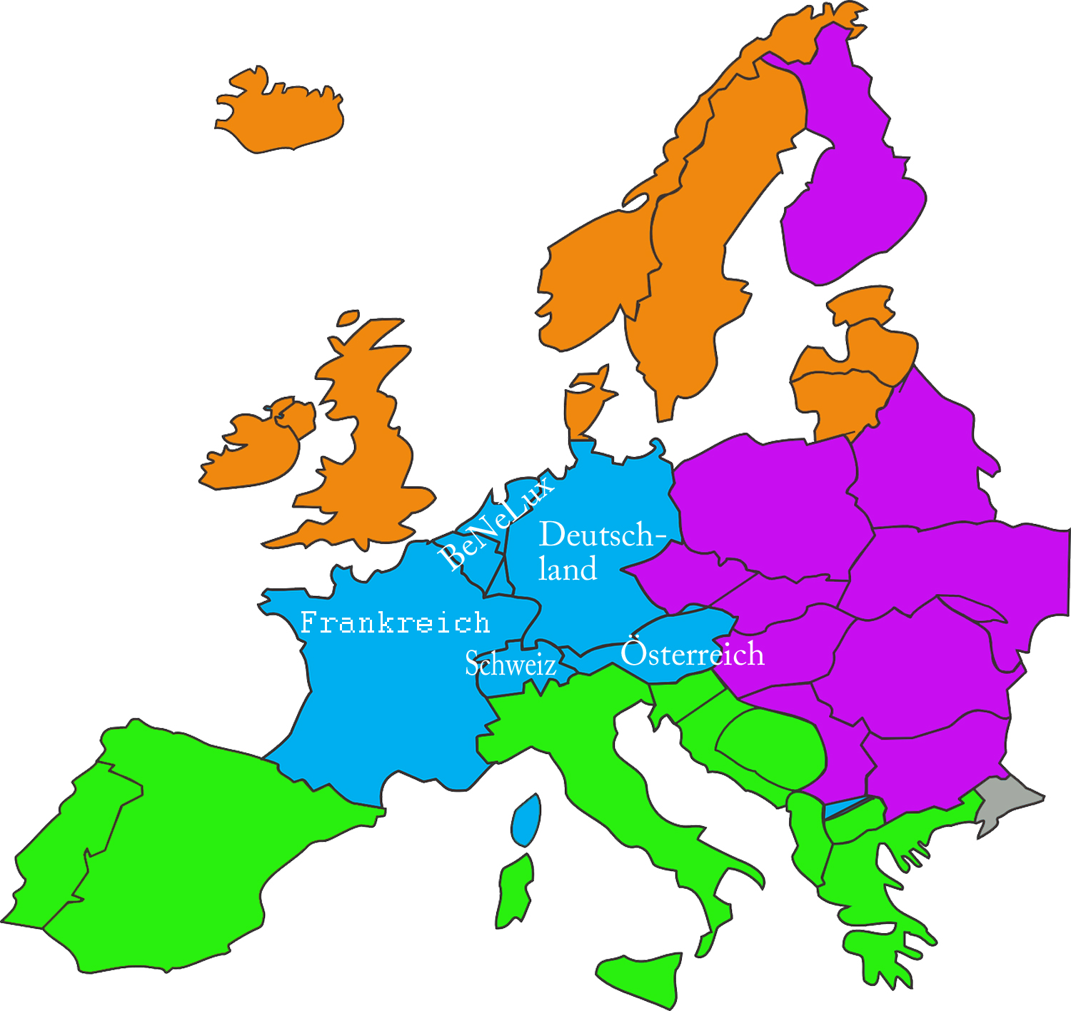 was gehört zu westeuropa