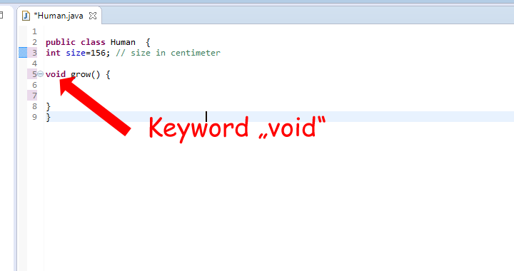 Java-Keyword-void