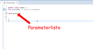 Java-Parameterliste