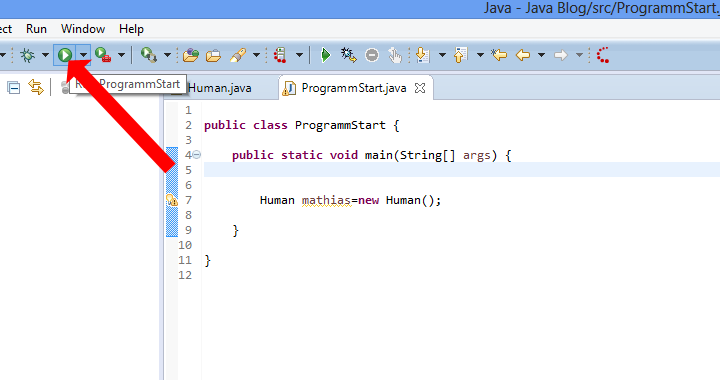 Java-Programm-starten-Human