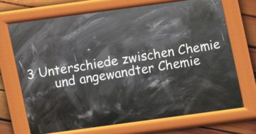unterschiede angewandte chemie und chemie