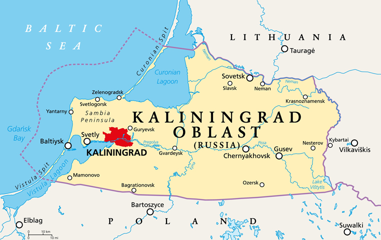 Kaliningrad karte
