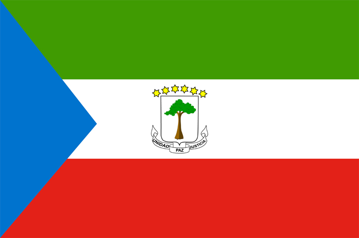 Äquatorialguinea flagge
