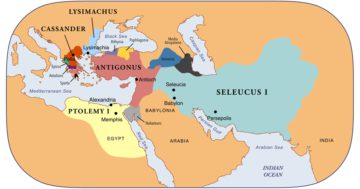 Aufteilung des Hellenistisches Reiches nach Alexander dem Großen