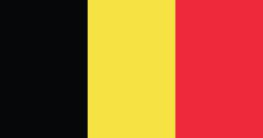 Belgiens Flagge ist eine Trikolore in schwarz, gelb und rot - dessen Farben auf das Herzogtum Brabant zurückgehen