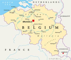 Brügge liegt im Nordwesten Belgiens in der Region Flandern