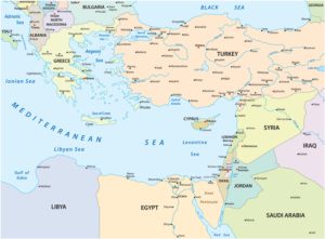 Israel liegt im östlichen Mittelmeerraum